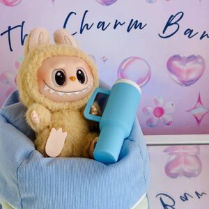 stanley key chain/labubu stanley cup accessory