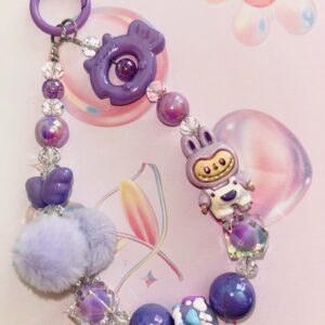 Labubu Phone Charm Purple
