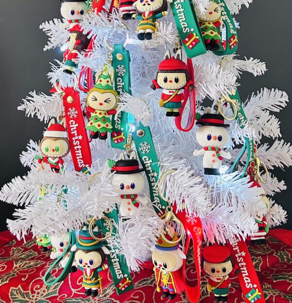 Labubu Christmas Keychain