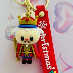 Nut-Cracker Key Chain Red