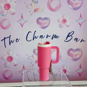 Stanley Key Chain/Labubu Stanley Cup Accessory Pink