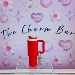 Stanley Key Chain/Labubu Stanley Cup Accessory Red