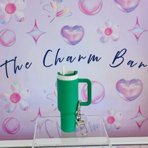 Stanley Key Chain/Labubu Stanley Cup Accessory Green