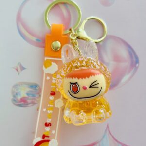 Winky Face Key Chain Orange