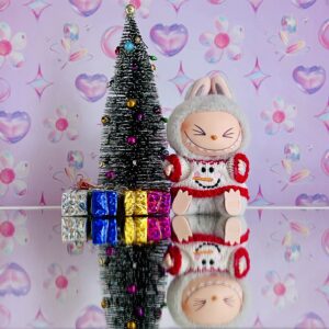 Labubu Christmas Sweater Red & White