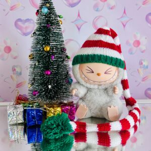 Labubu Elf Knitted Stocking Hat