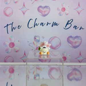 Mini Flower Pot Plant Decoration White & Pink