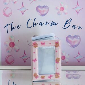 Photobook/Collector Card Holder Pink Teddybear